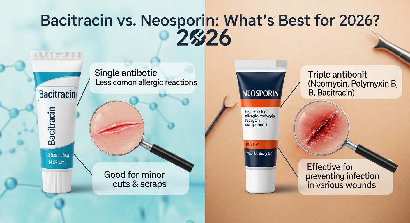 difference between bacitracin and Neosporin