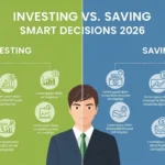 difference between investing and saving