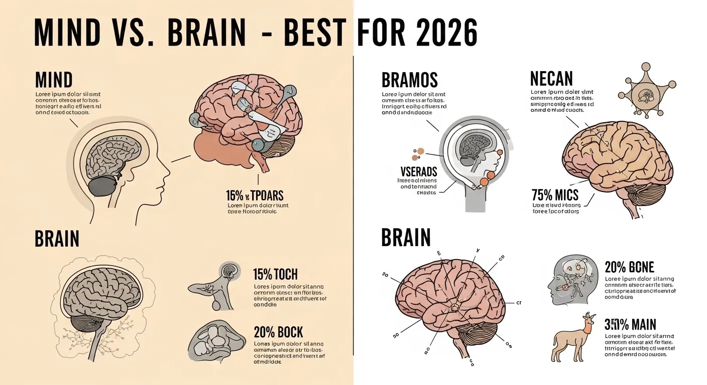 difference between mind and brain