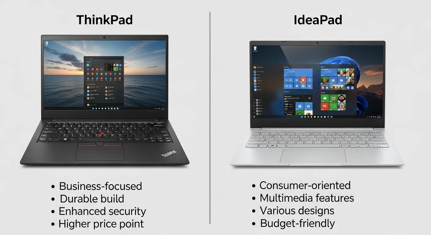 difference between ThinkPad and IdeaPad