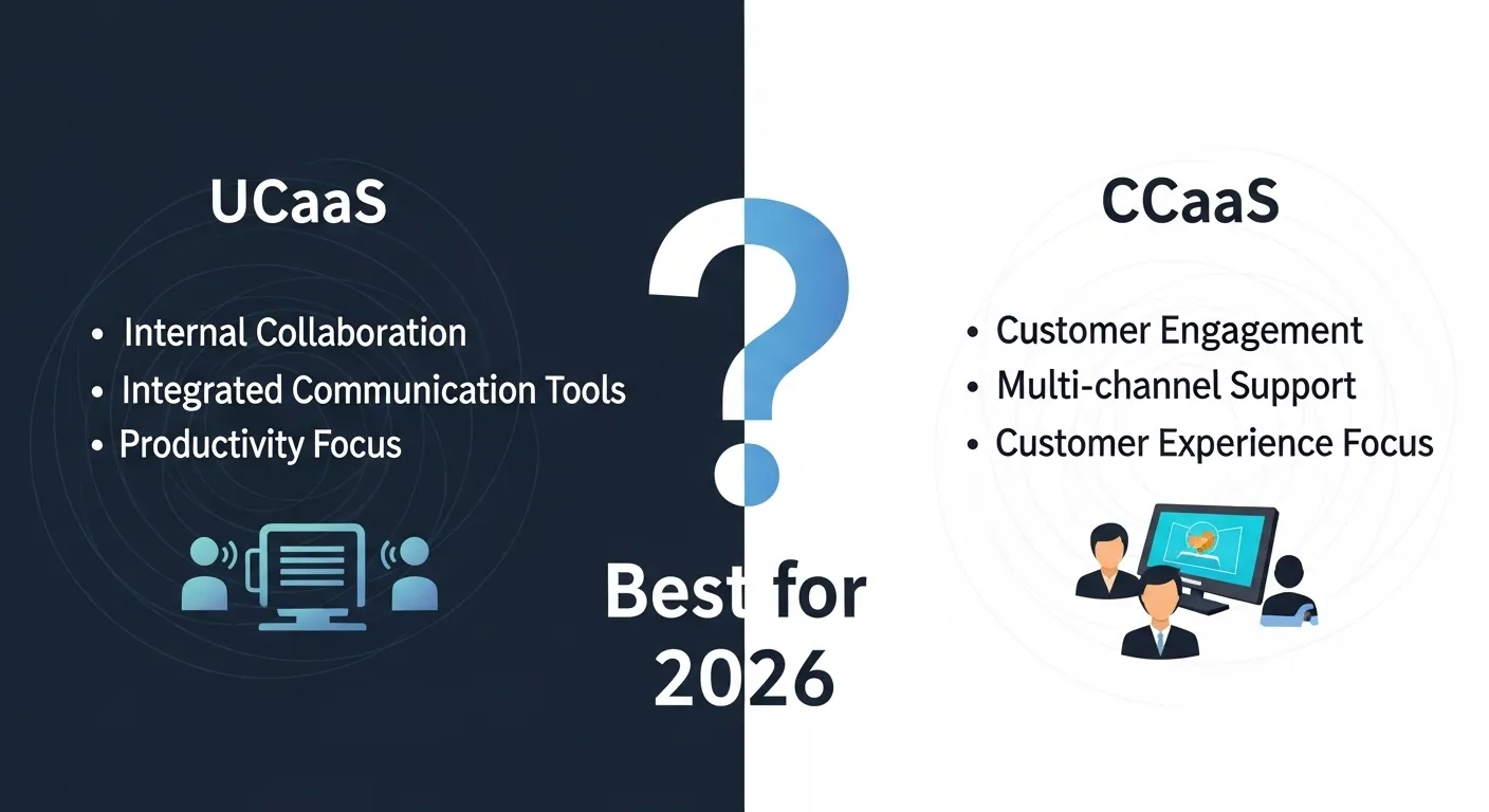 difference between UCaaS and CCaaS