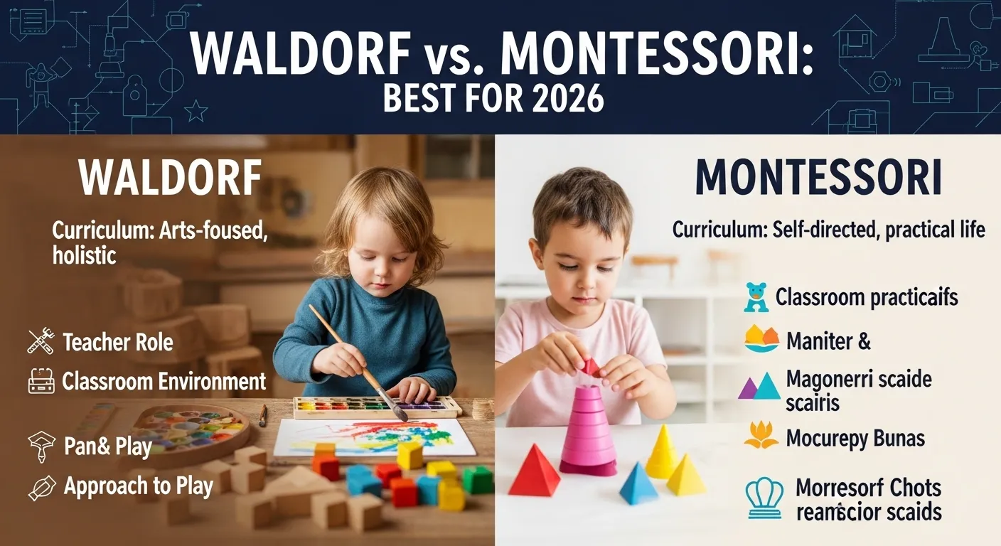difference between Waldorf and Montessori