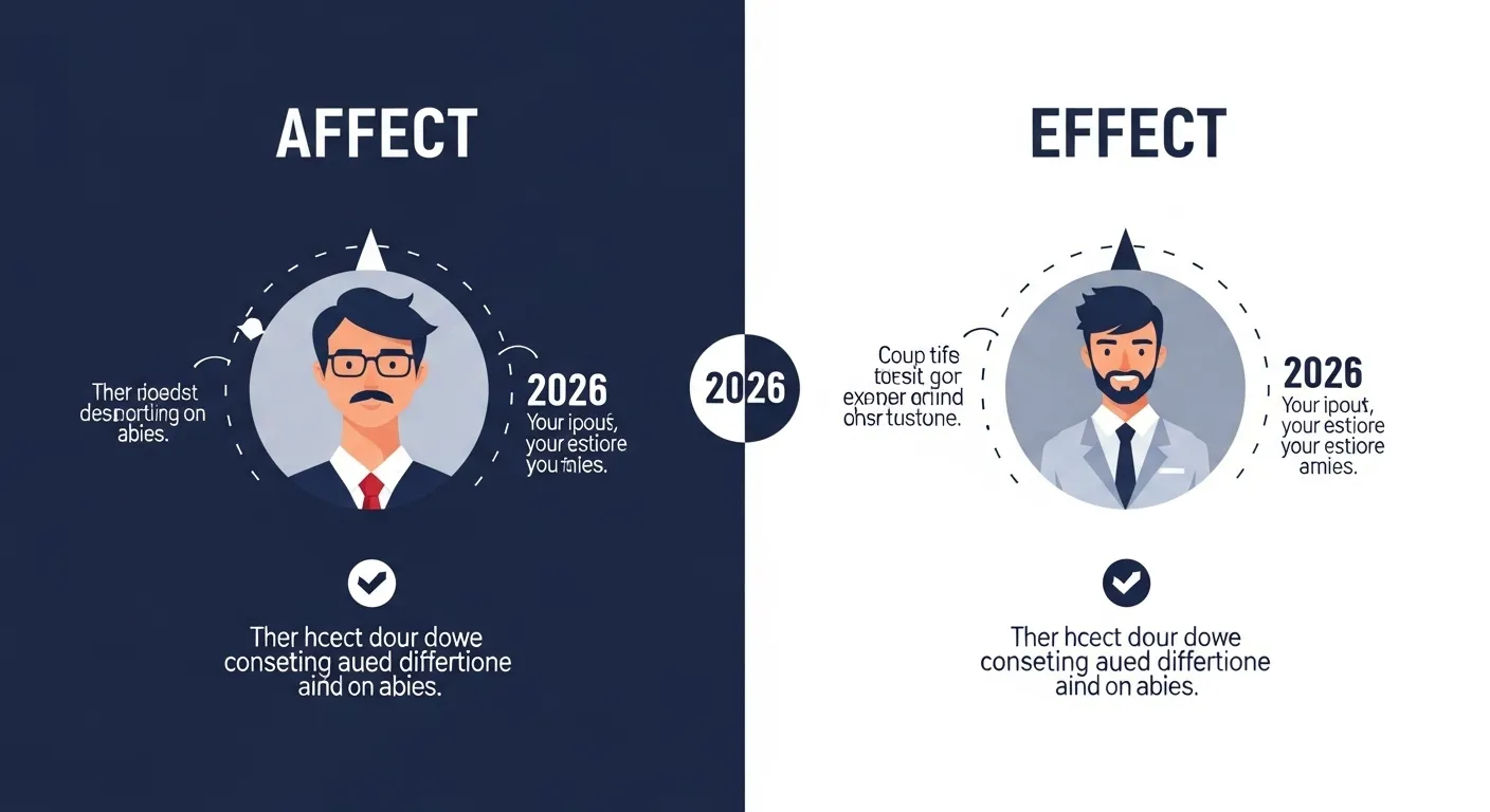 difference between affect and effect