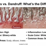 Difference Between Psoriasis and Dandruff