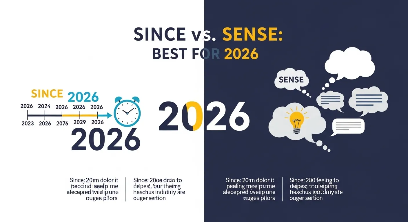 Difference Between Since and Sense