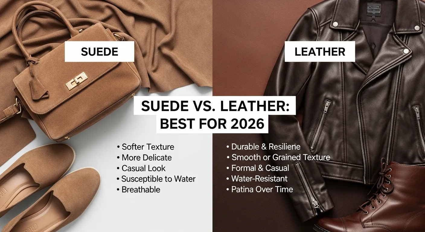 difference between suede and leather