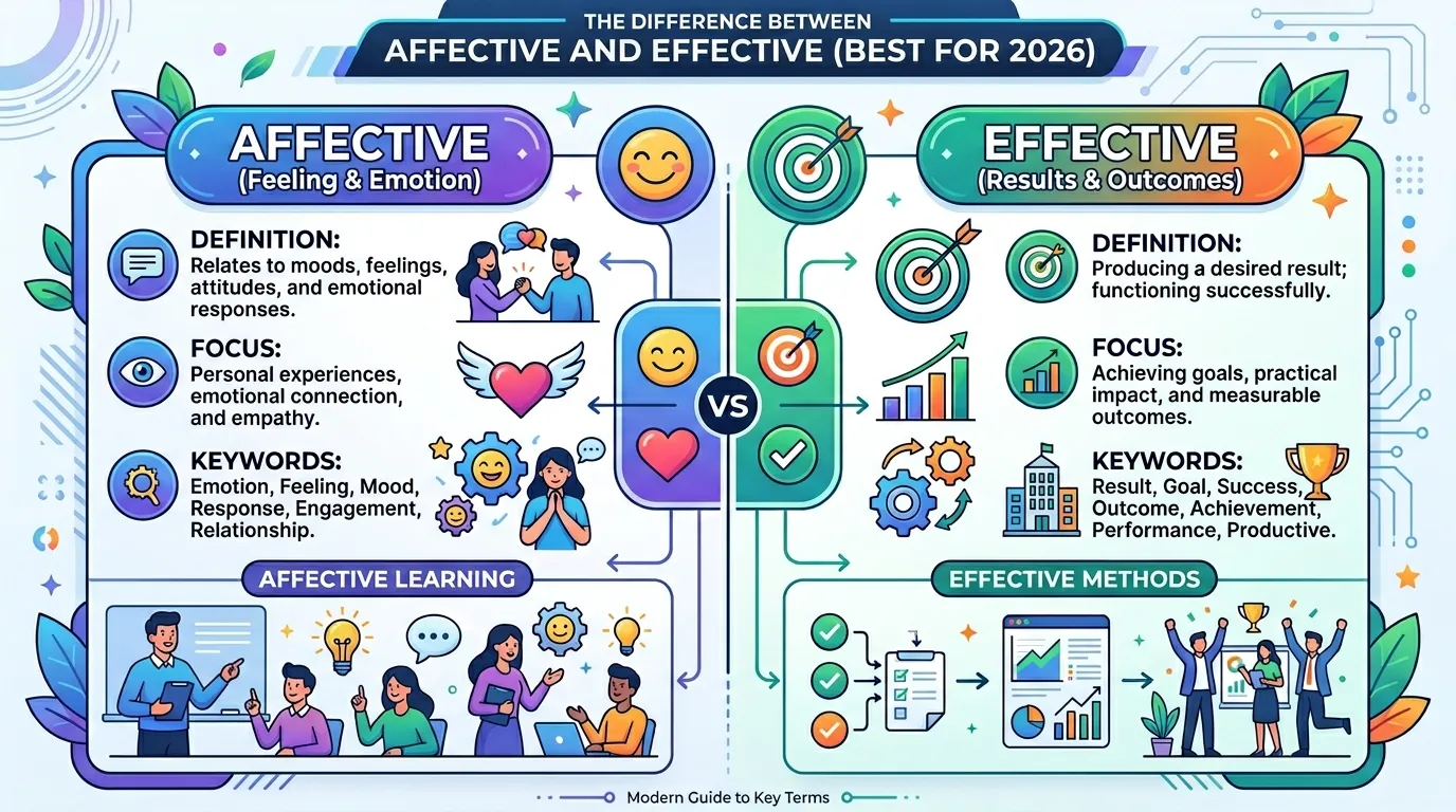 Difference Between Affective and Effective