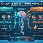 difference between afferent and efferent
