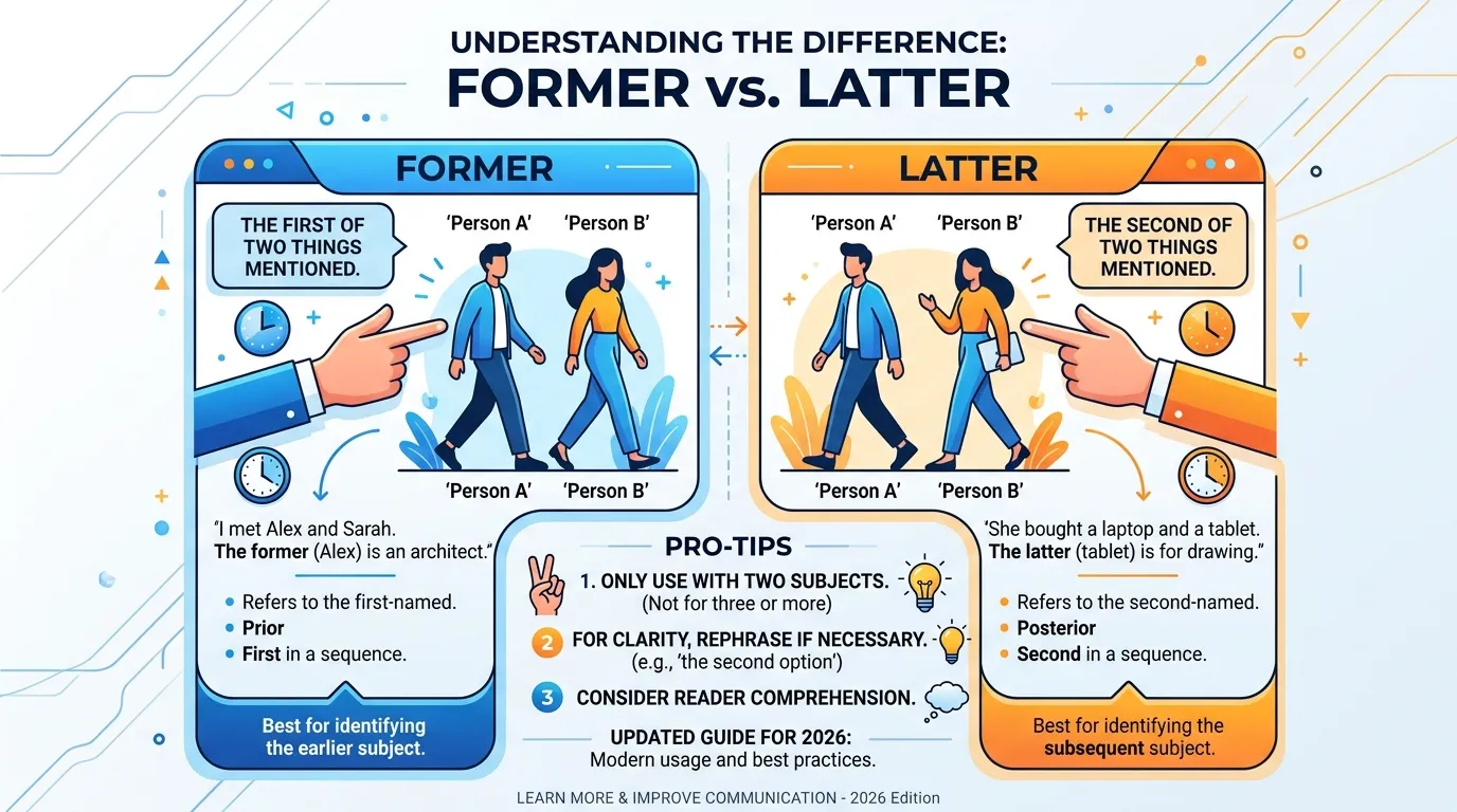 difference between former and latter