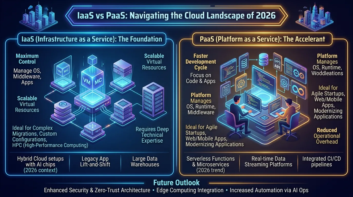 difference between iaas and paas