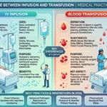 difference between infusion and transfusion