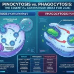 difference between pinocytosis and phagocytosis
