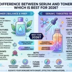 difference between serum and toner