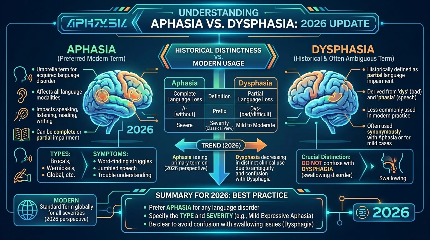 Difference Between Aphasia and Dysphasia