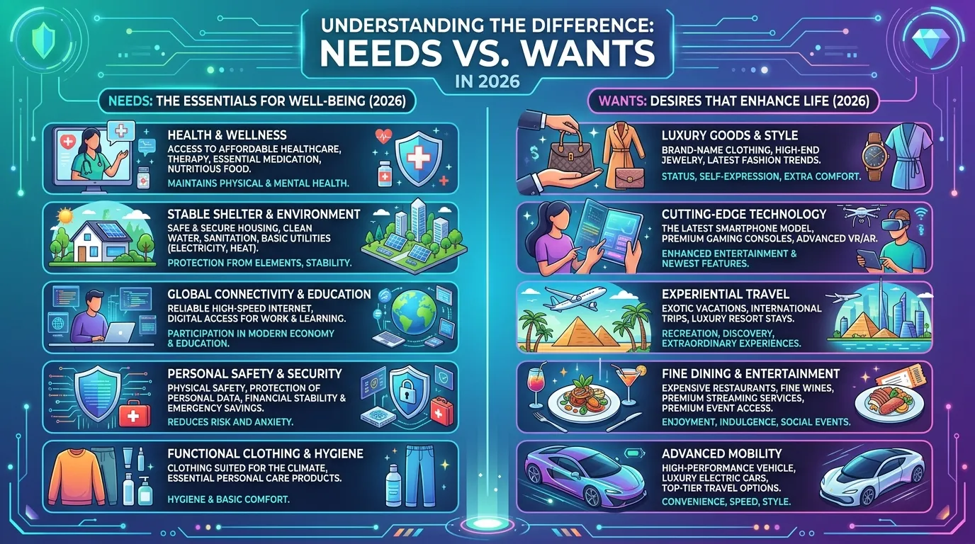 Difference Between Wants and Needs
