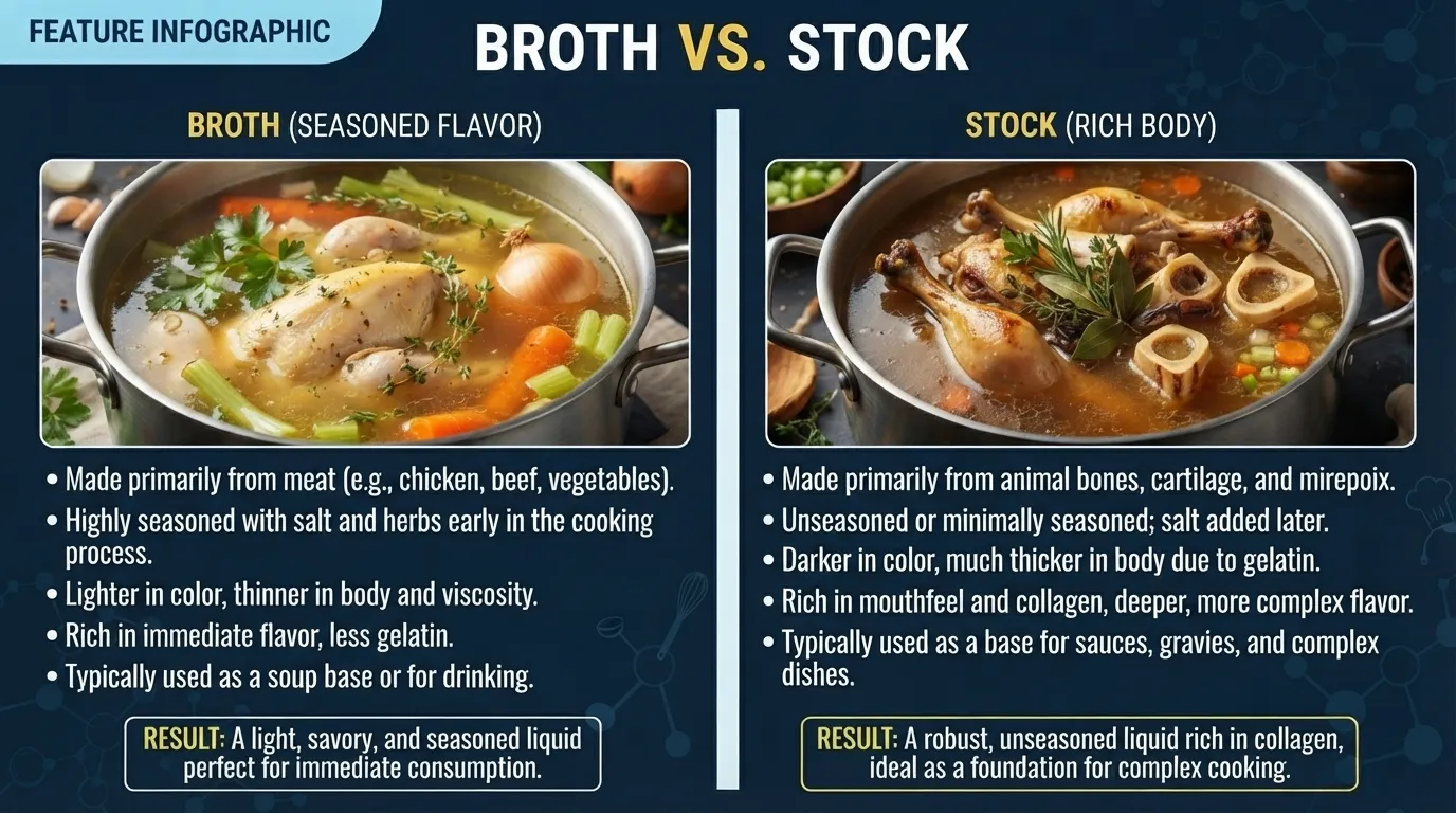 Broth vs Stock
