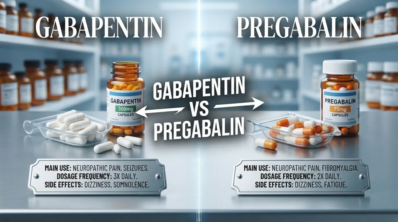 Gabapentin vs Pregabalin