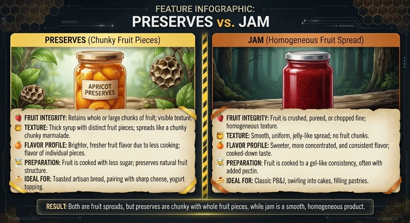 Preserves vs Jam