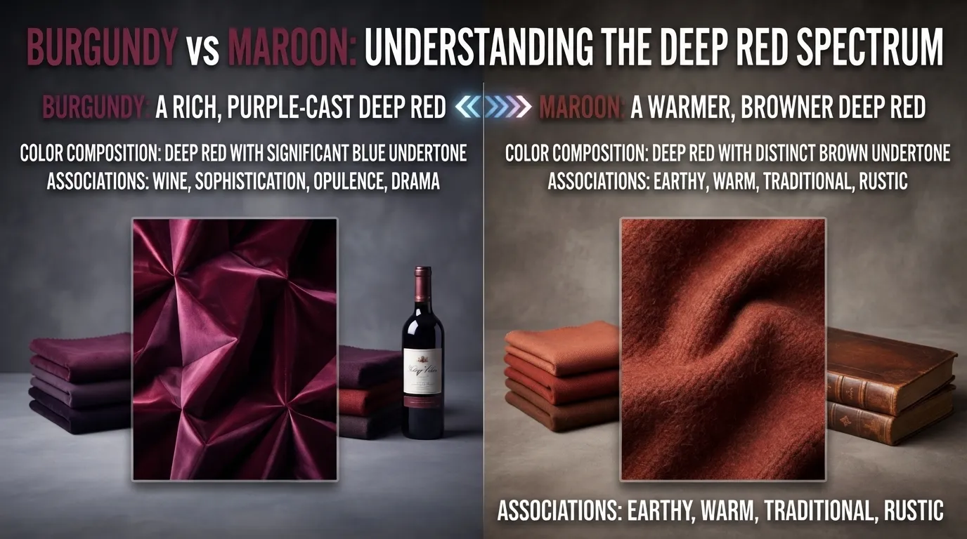 Burgundy vs Maroon