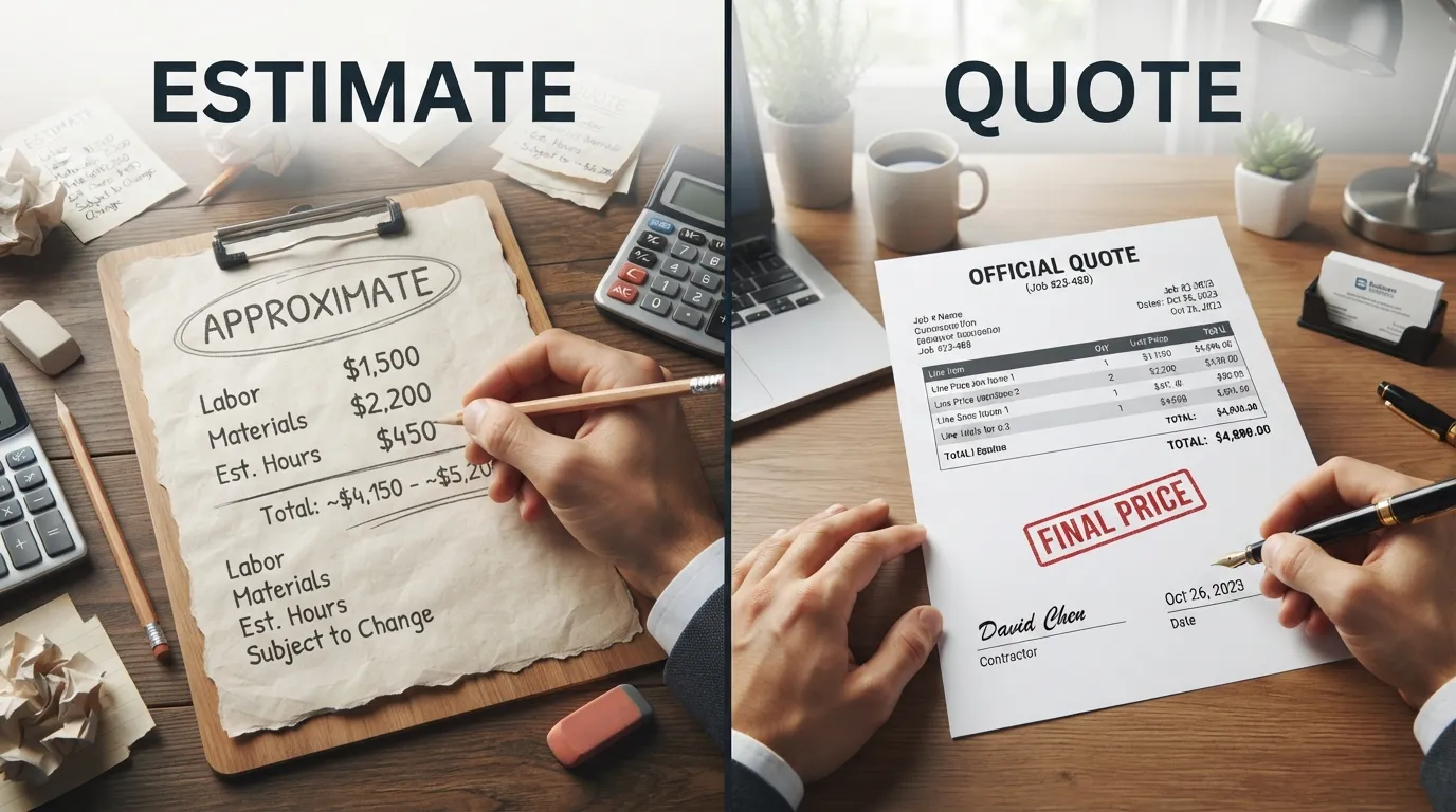 Estimate and Quote