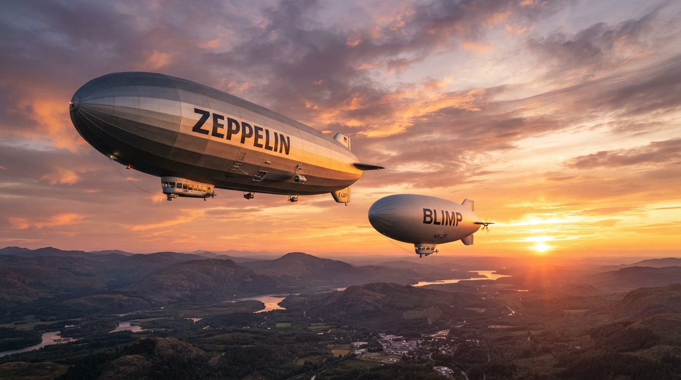 Zeppelin vs Blimp