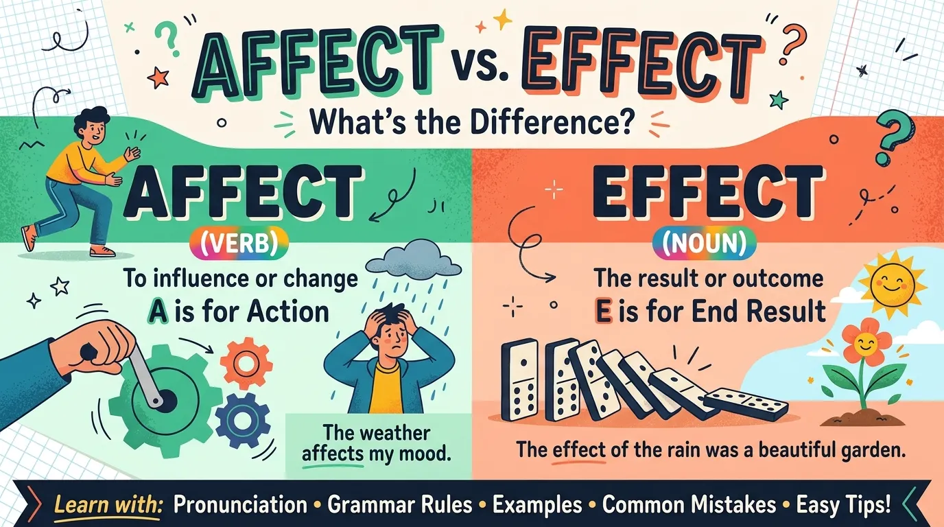 difference between affect or effect