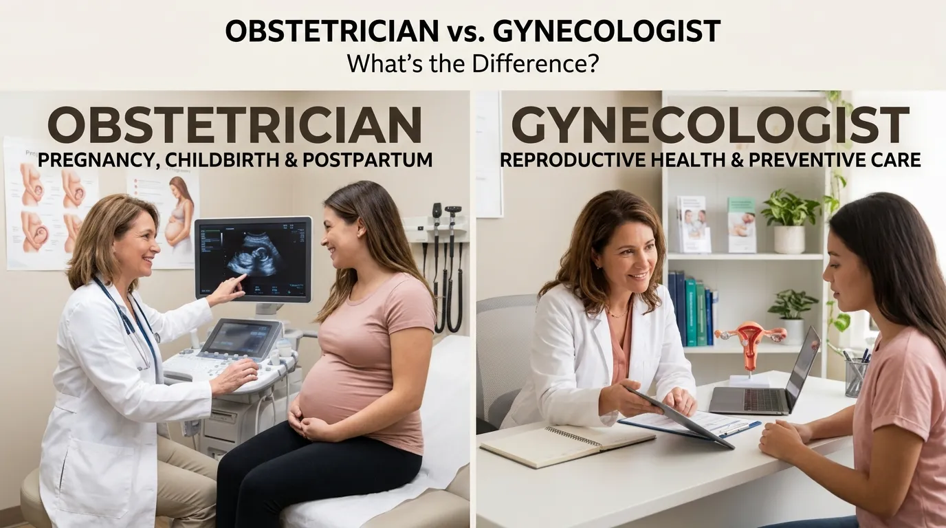 difference between obstetrician and gynecologist