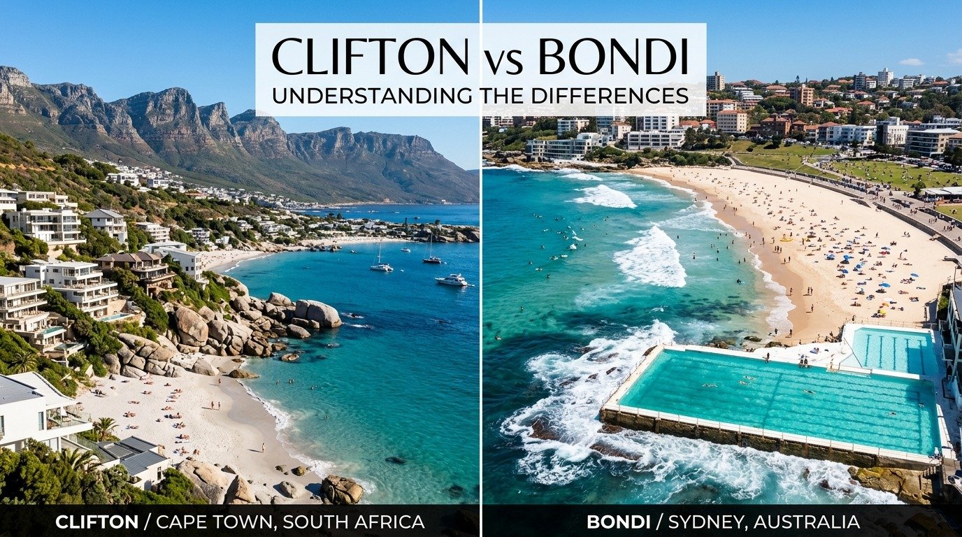 difference between clifton and bondi
