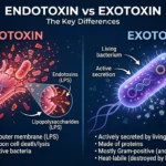 difference between endotoxin and exotoxin