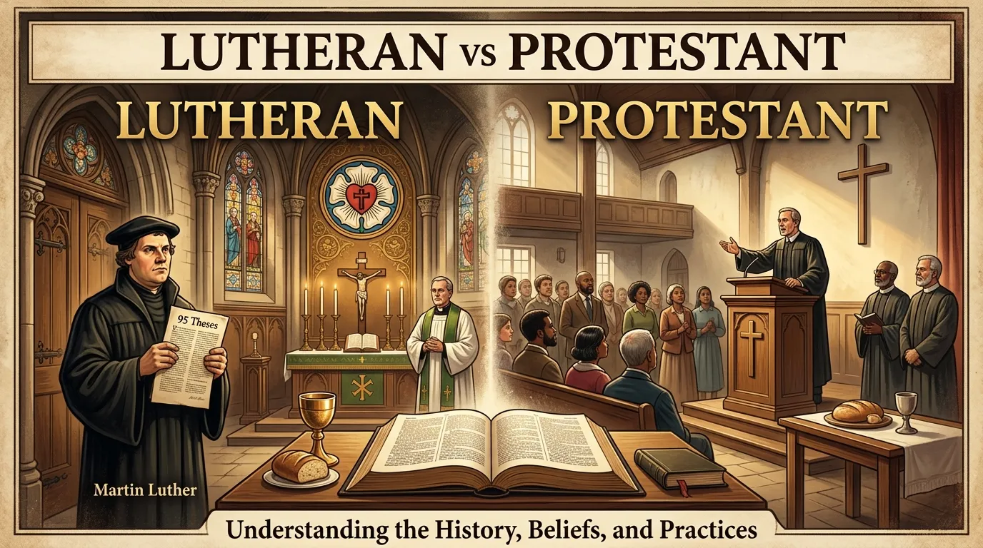 difference between lutheran and protestant