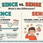 difference between since and sense