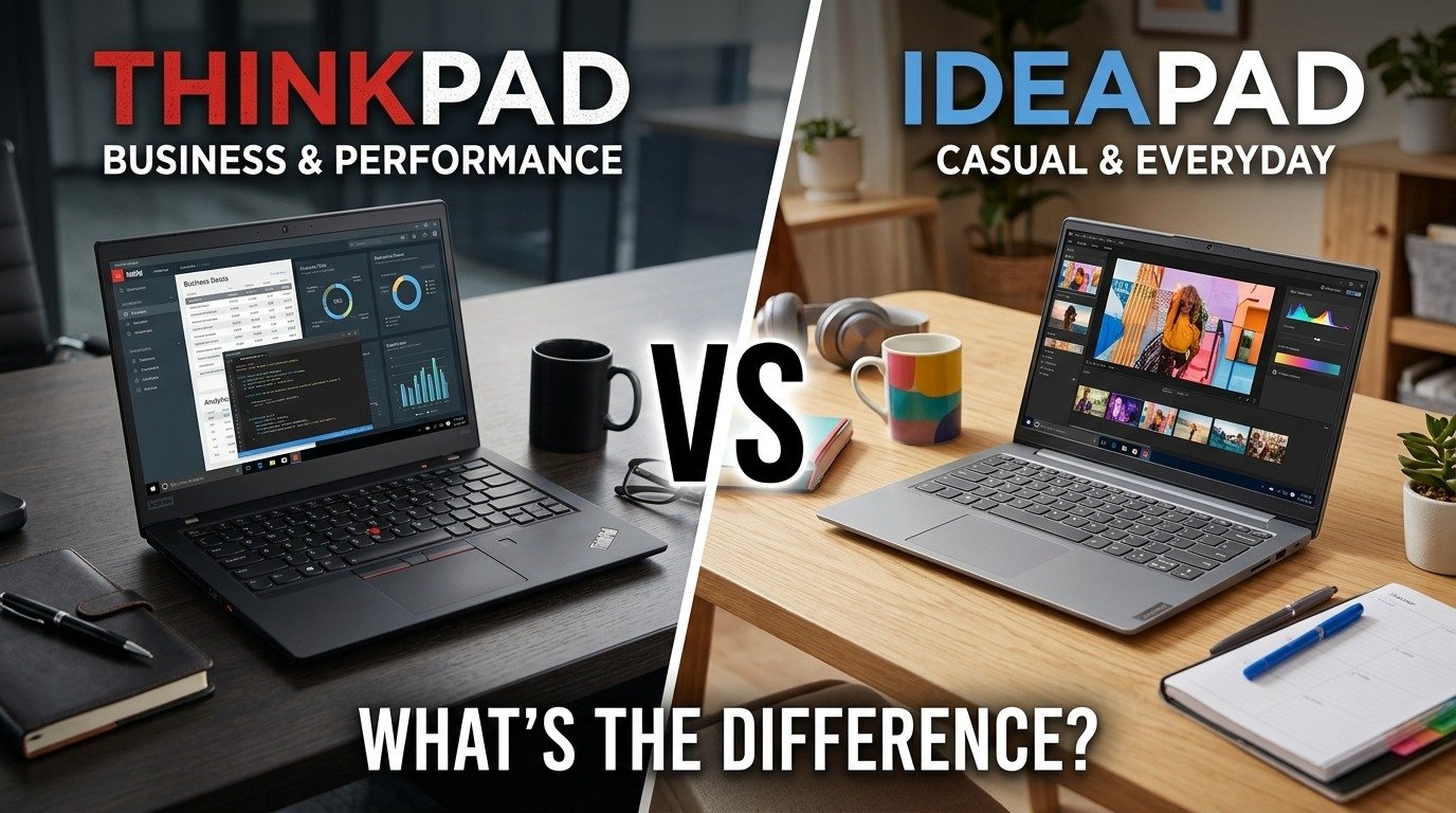 difference between thinkpad and ideapad