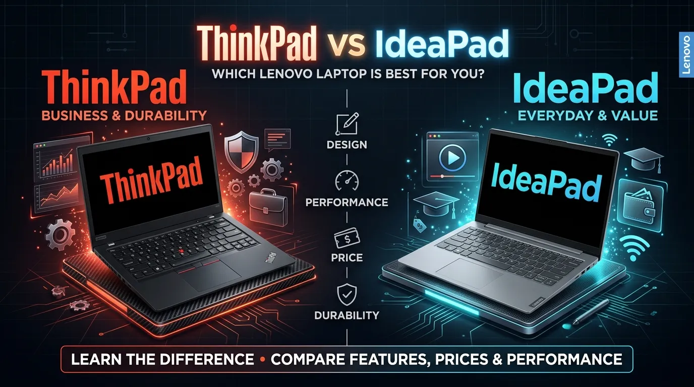 difference between thinkpad and ideapad