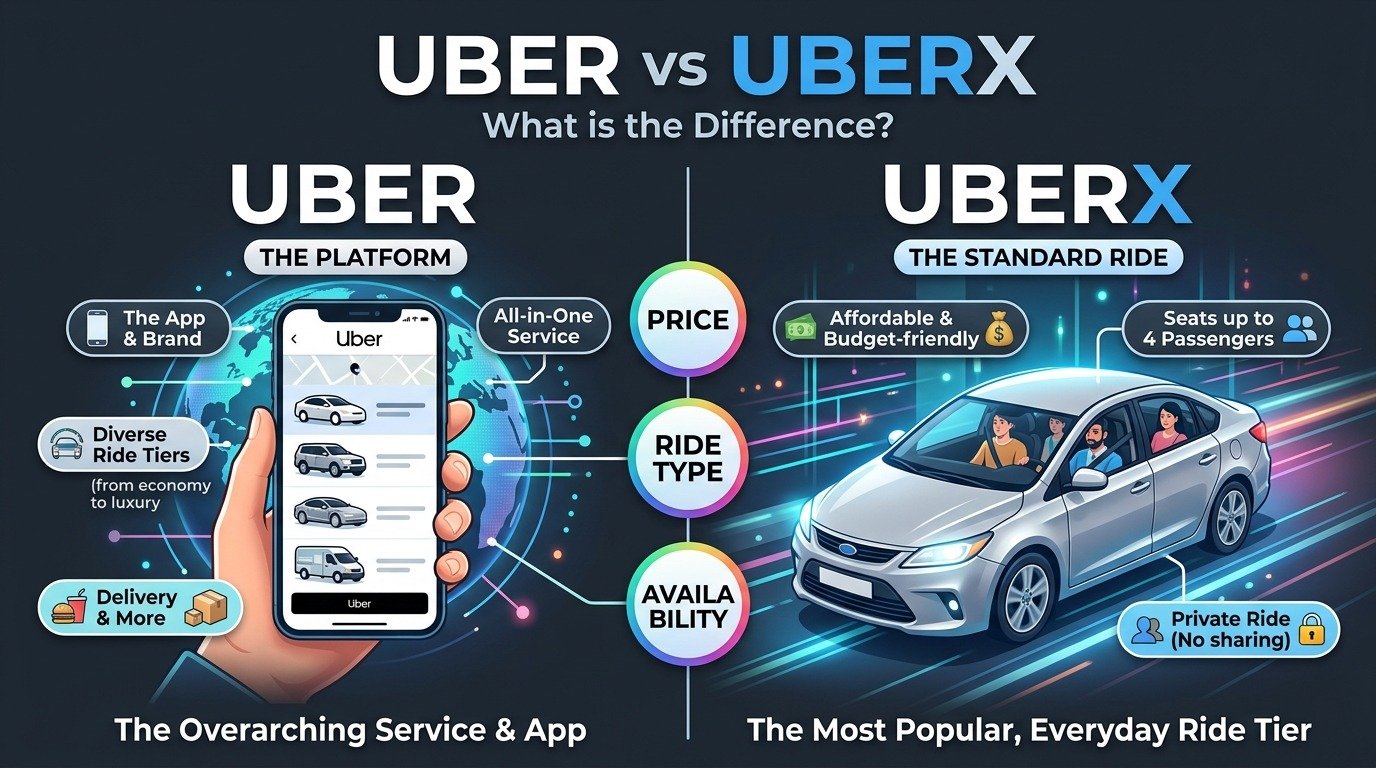 difference between uber and uberx