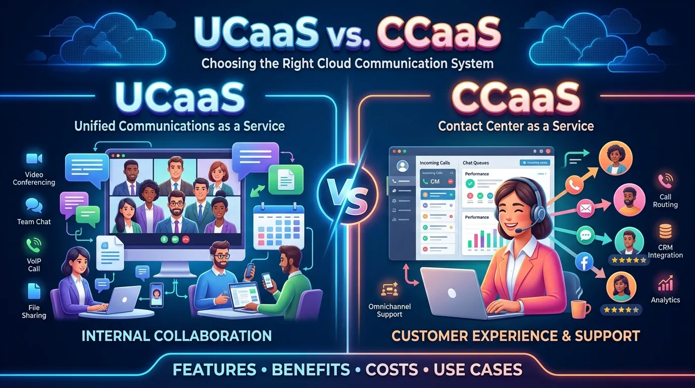 difference between ucaas and ccaas